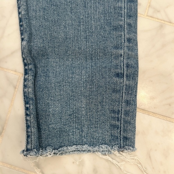 𝅺RAG & BONE Ankle Skinny Lena distressed jeans size 25 cropped 9 inch rise EUC - Picture 5 of 16